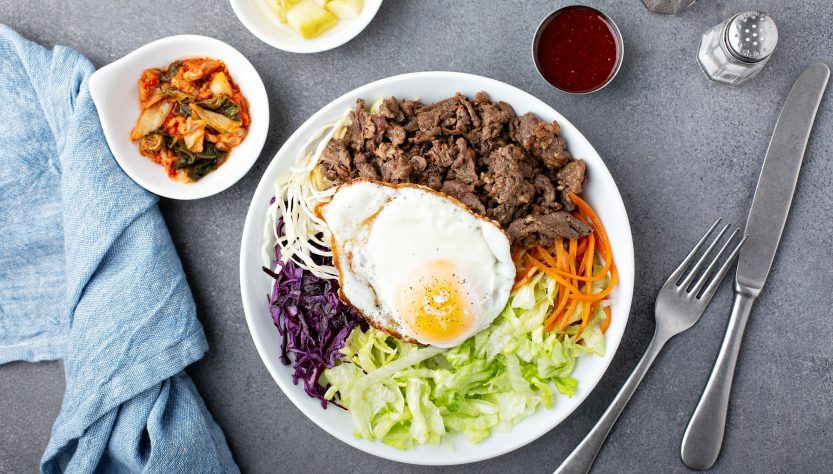 Traditional korean bibimbap